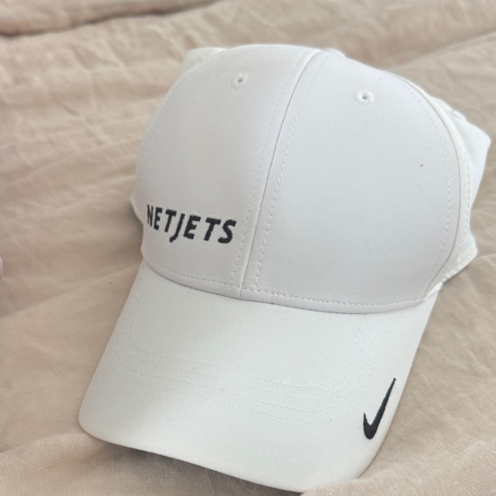 Nike Netjets Golf Hat Cap with Black Embroidery